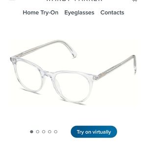 Warby Parker blue light Durand eyeglasses